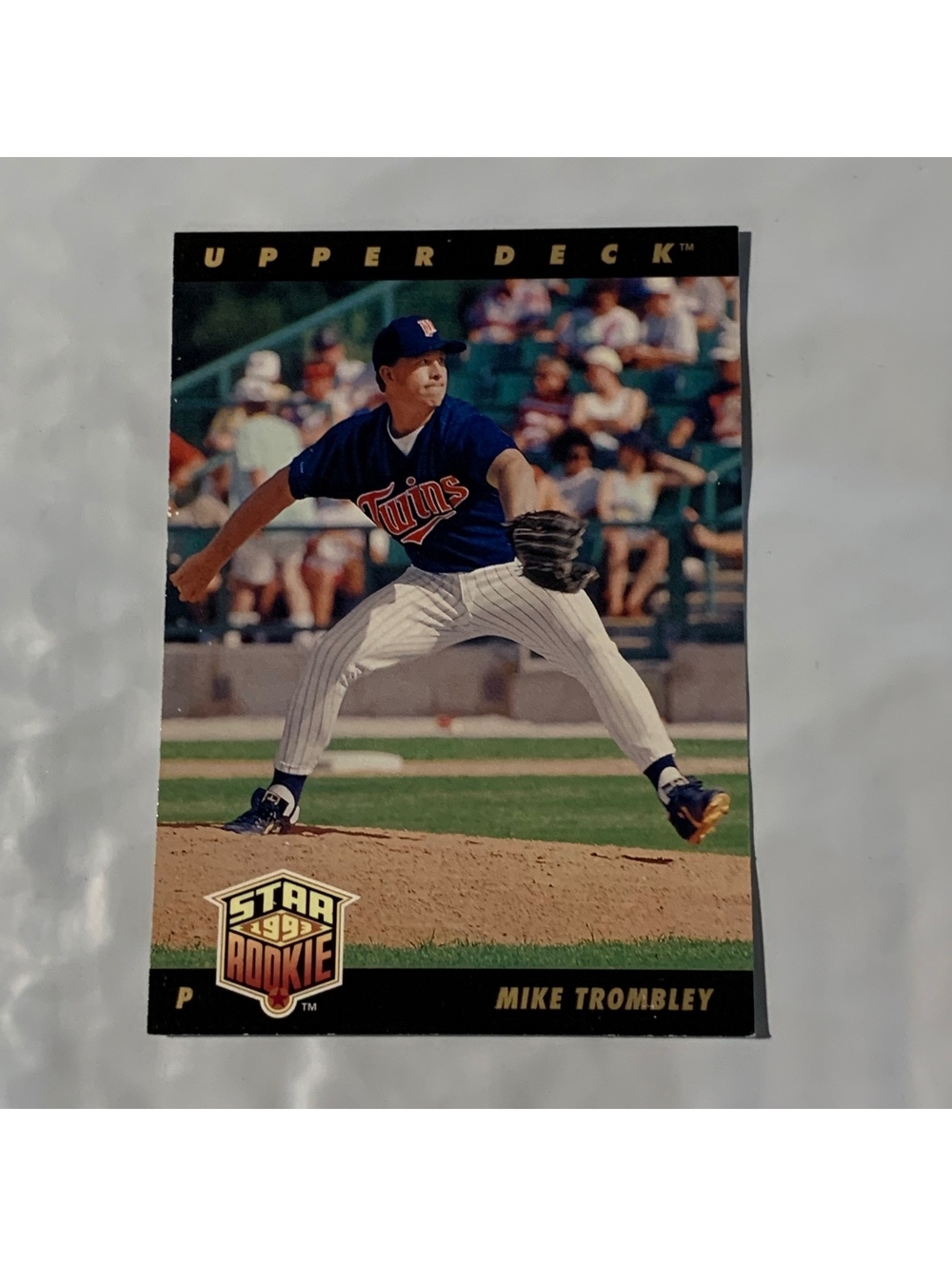 1993 Upper Deck Star Rookie Mike Trombley #26 Baseball Card